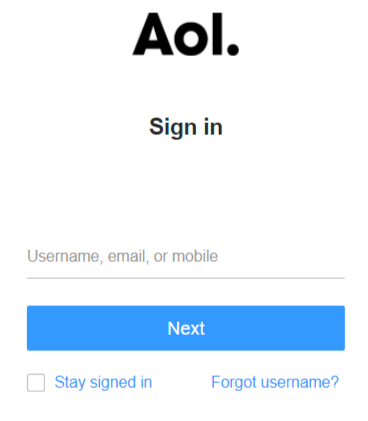  AOL Login 
