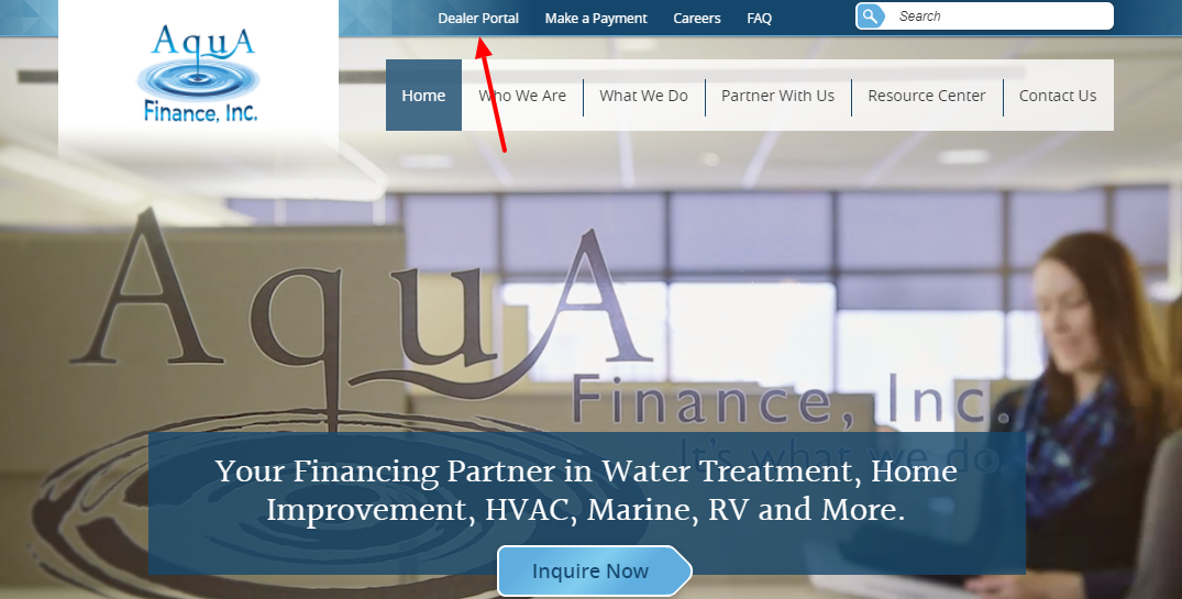 aqua finance dealer login